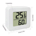 LCD Digital Indoor Thermometer & Hygrometer – Mini Humidity Gauge Indoor Thermometer Hygrometer Babs A