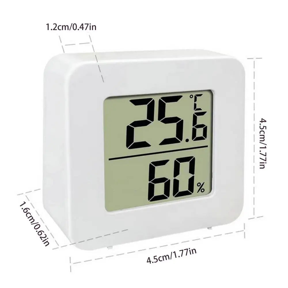 LCD Digital Indoor Thermometer & Hygrometer – Mini Humidity Gauge Indoor Thermometer Hygrometer Babs A