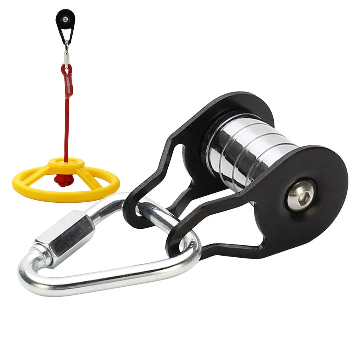 Zipline Pulley Slackline Kit – 200kg Capacity, Kids & Adults Zipline Pulley Kit Babs
