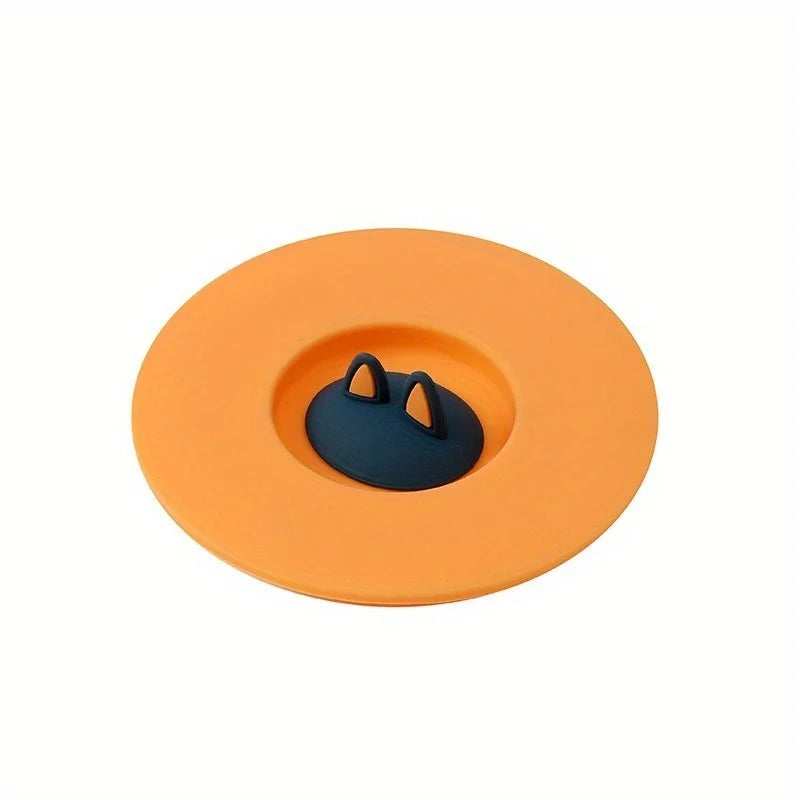 Cat Ear Silicone Cup Lid – Leakproof Universal Mug Cover Silicone Cup Lid Babs