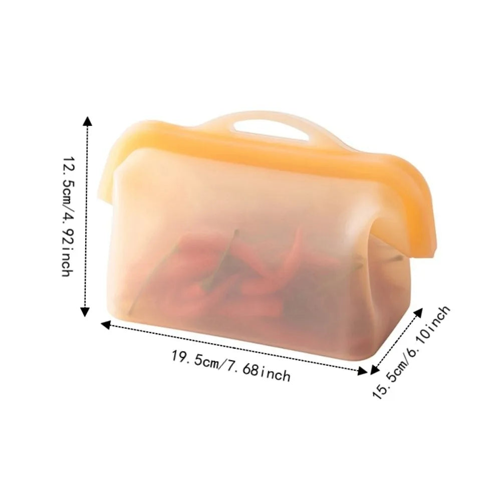 Leak-Proof Silicone Food Storage Bags – Reusable & BPA-Free Silicone Food Storage Bag Babs