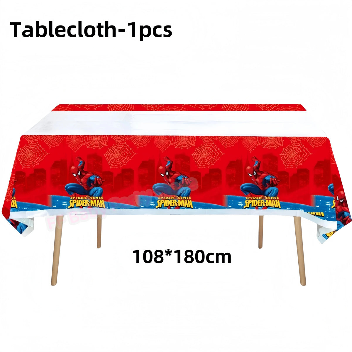 Spider-Man Party Tablecloth | Kids Birthday Table Cover Party Tablecloth Babs 1pc 3