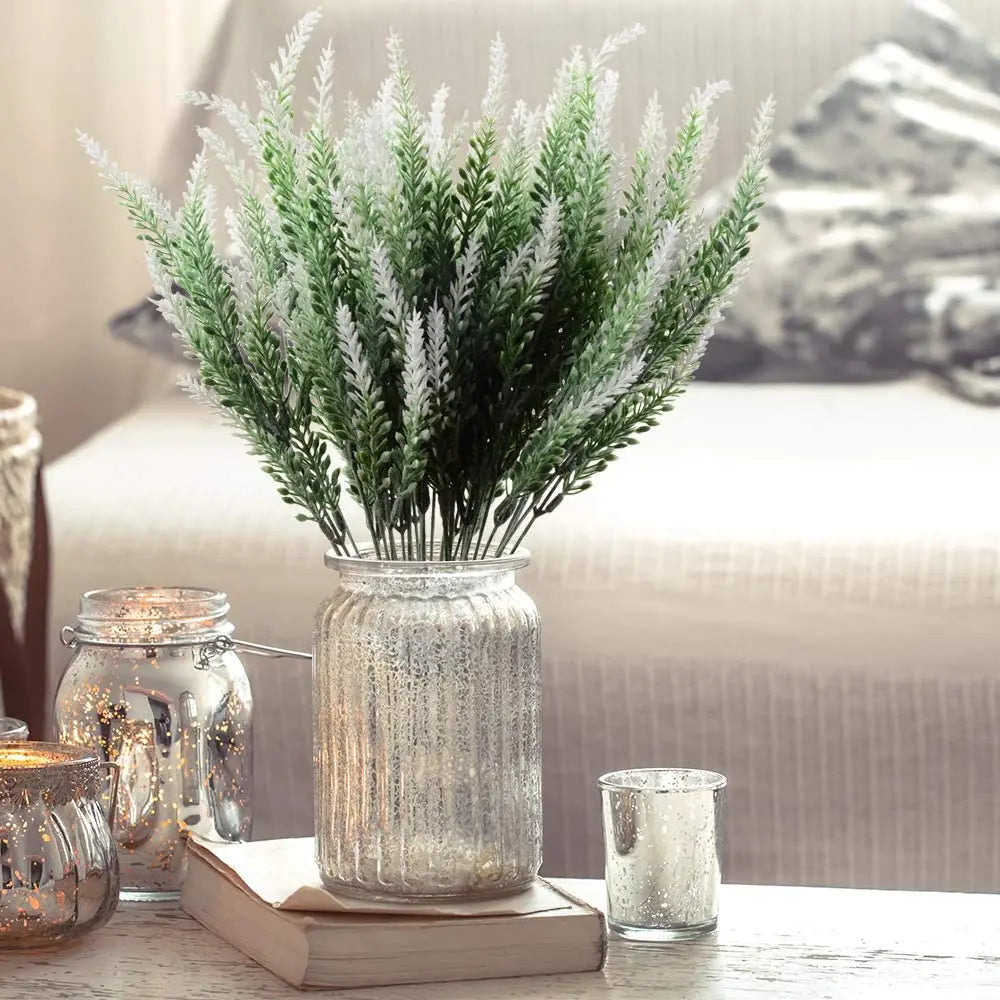 Artificial Lavender Bouquet – Multicolor Plastic Flowers 3 or 6 Pcs Artificial Flower Bouquet Babs