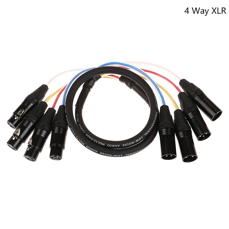 3-Pin XLR Male to Female Balanced Audio Cable 1M | HUXUAN XLR Audio Cable Babs B