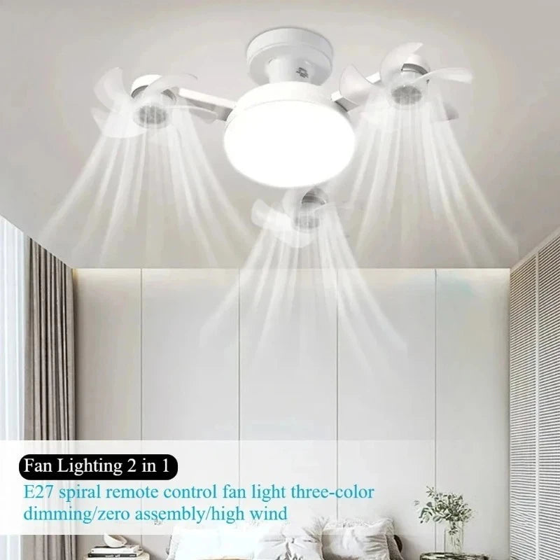 Remote Control LED Ceiling Fan Light – Dimmable Multi-Color LED Ceiling Fan Light Babs