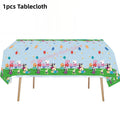 Peppa Pig Birthday Party Decoration Set – Balloons, Plates & Banner Kids Party Decoration Set Babs 1pcs tablecloth others