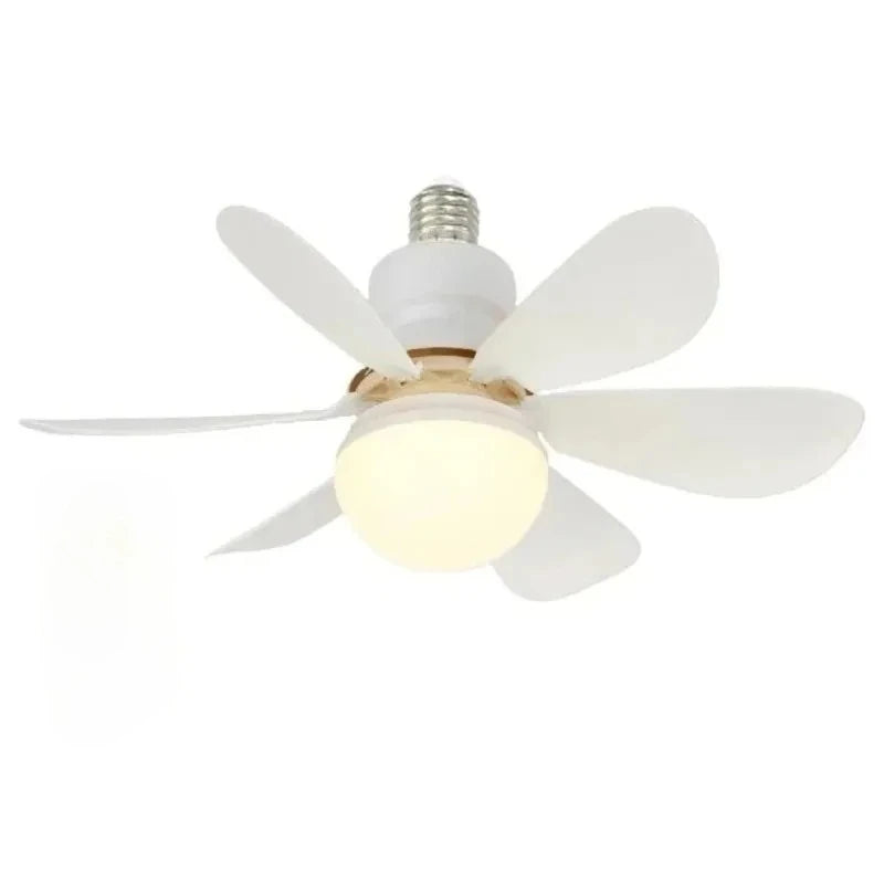 LED 30W Dimmable Ceiling Fan Light E27 with Remote Control Ceiling Fan Light Babs white-42cm