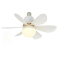 LED 30W Dimmable Ceiling Fan Light E27 with Remote Control Ceiling Fan Light Babs white-42cm