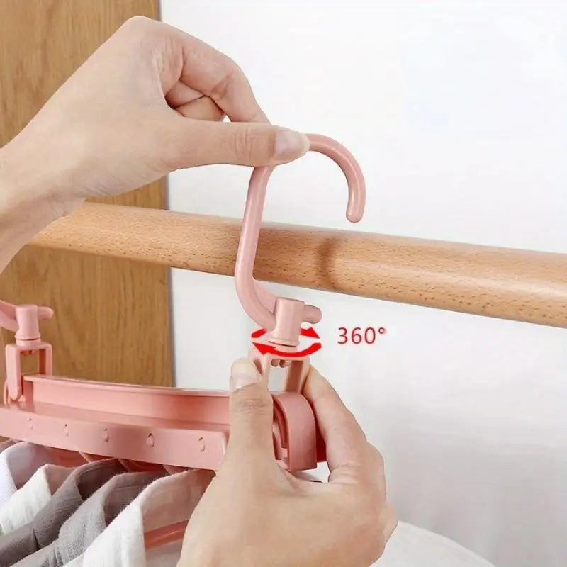 Foldable Clothes Rack – Anti-Skid Multifunction Hanger Organizer Folding Clothes Rack Babs