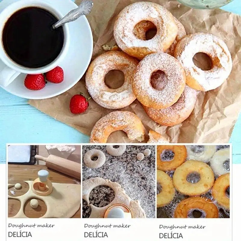 DIY Donut Mold Set – Plastic Cake & Bread Baking Tools (2pcs) Donut Baking Mold Babs