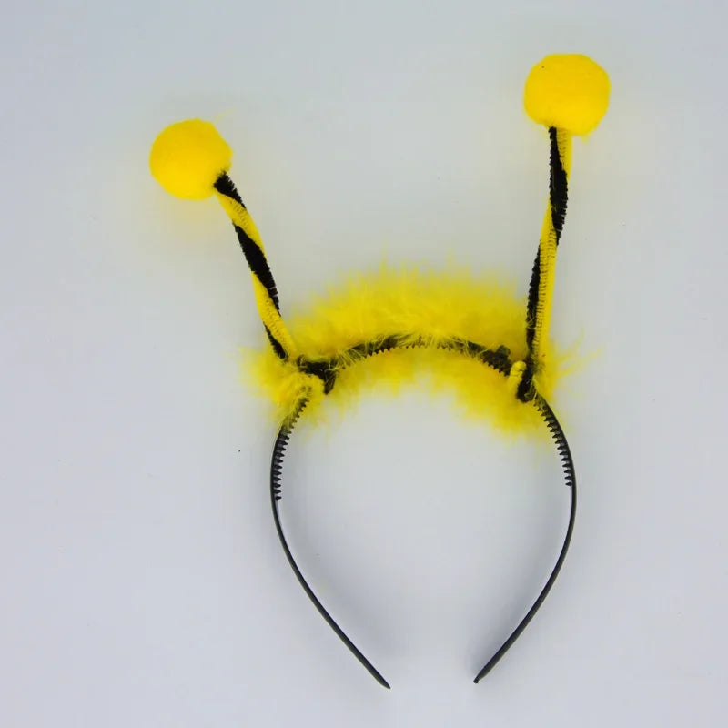 20pcs Animal Antenna Headbands – Bee Ladybug Party Cosplay Set Costume Headbands Babs
