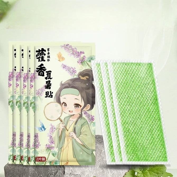 Herbal Extract Cooling Patches – Portable Body Cooling Sheets Herbal Cooling Patch Babs 10pair - 20Pcs