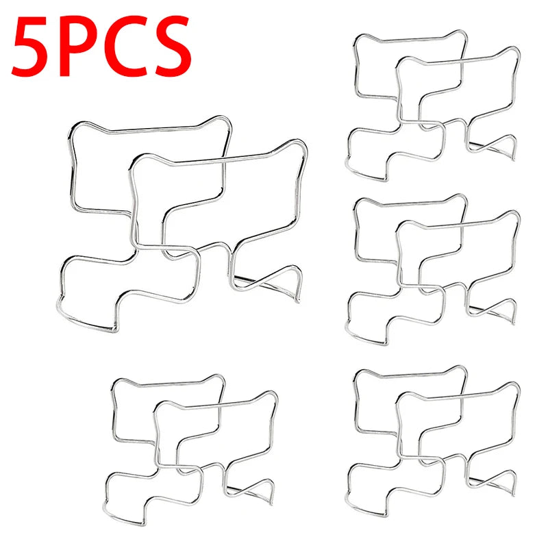 Stainless Steel Coffee Drip Filter Bag Holder – 1/3/5 Pack Coffee Filter Holder Babs Silver 5pcs