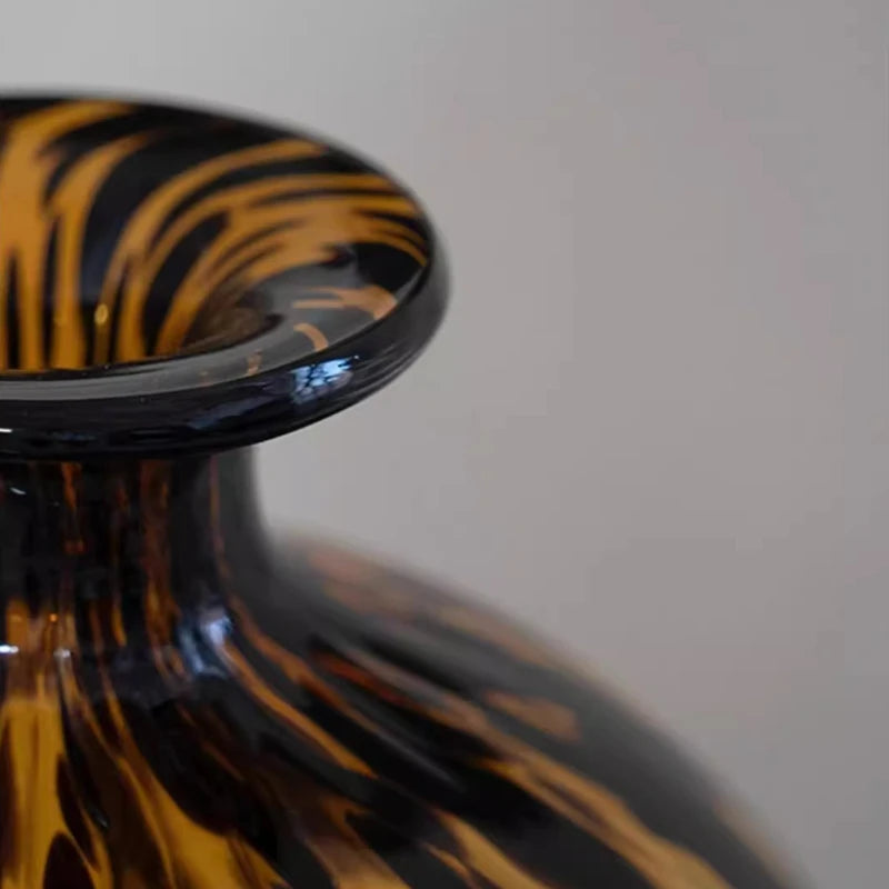 Modern Glass Vase for Living Room, Coffee Table & Desktop Glass Vase Babs