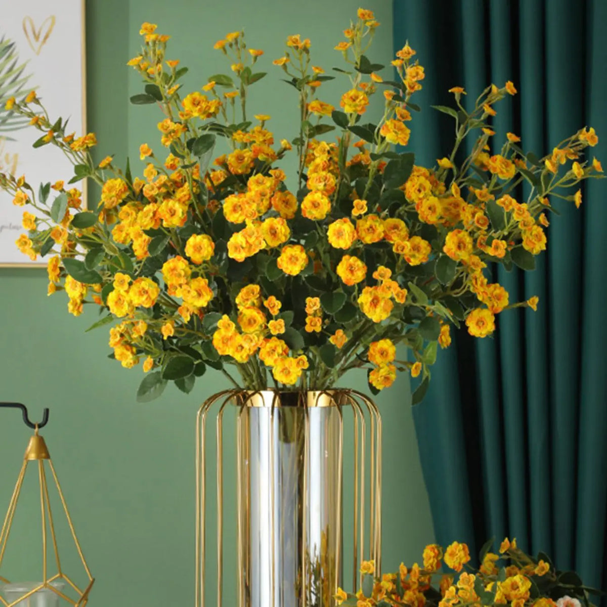 Handmade Silk Daisy Bouquet – Artificial Flowers for Weddings & Home Artificial Flower Bouquet Babs