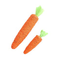 2-Pack Carrot Paper Rope Chew Toy for Cats & Kittens Cat Chew Toy Babs 2Pcs-S L