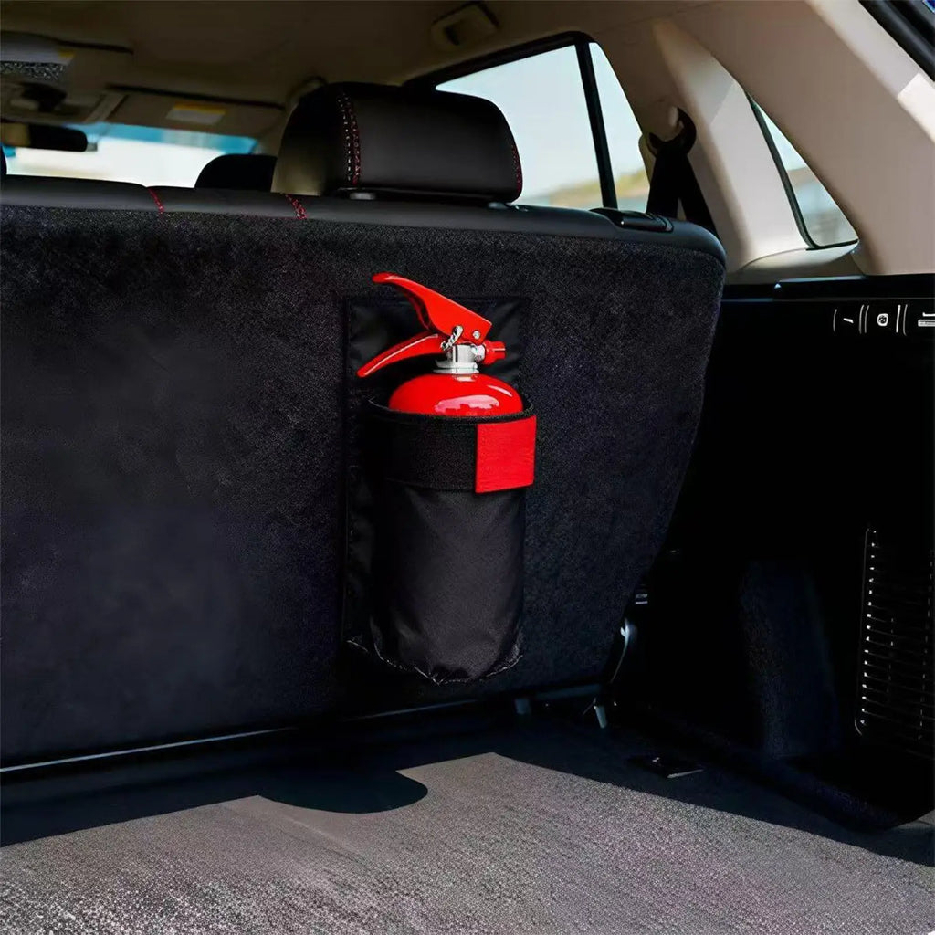 Car Fire Extinguisher Trunk Mount Bag & Bracket Holder Trunk Mount Organizer Babs