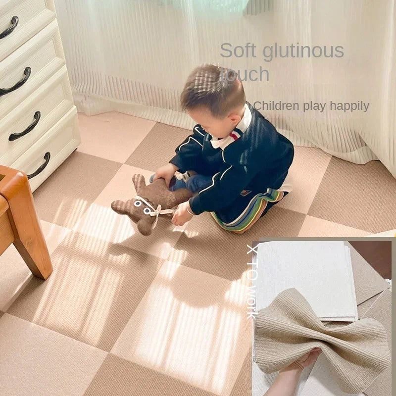 16pcs Self-Adhesive Carpet Tiles 30x30cm – Peel & Stick Floor Mats Carpet Tiles Babs