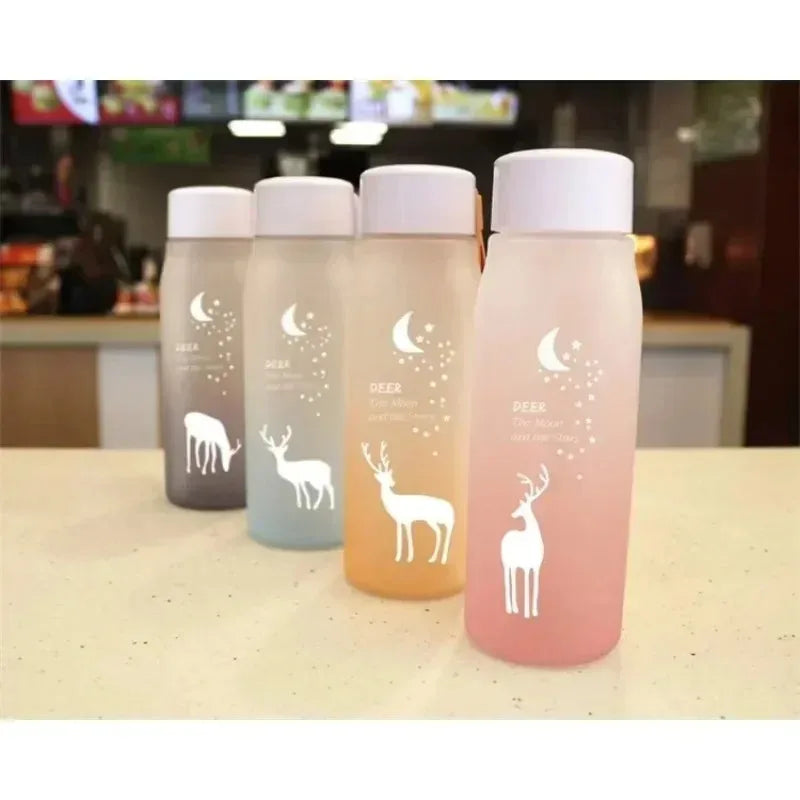 560ml BPA-Free Wide Mouth Water Bottle with Silicone Ring & Lid Reusable Water Bottle Babs