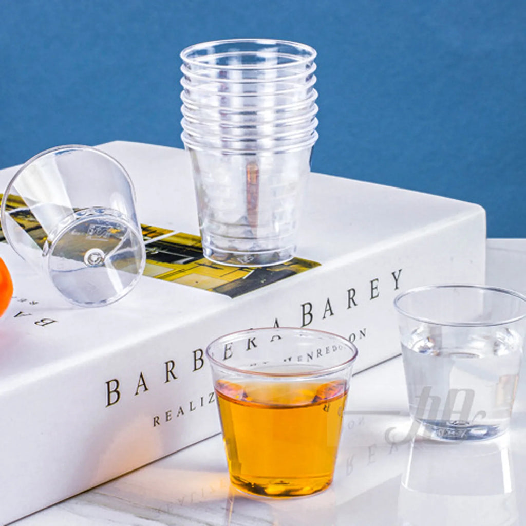 30ml Clear Disposable Party Shot Glasses – Bulk 50–300 Pcs Disposable Shot Glasses Babs