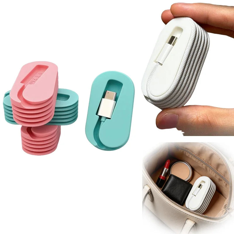 2-Pack C-Type Cable Winder & Travel Cable Organizer Cable Organizer Babs