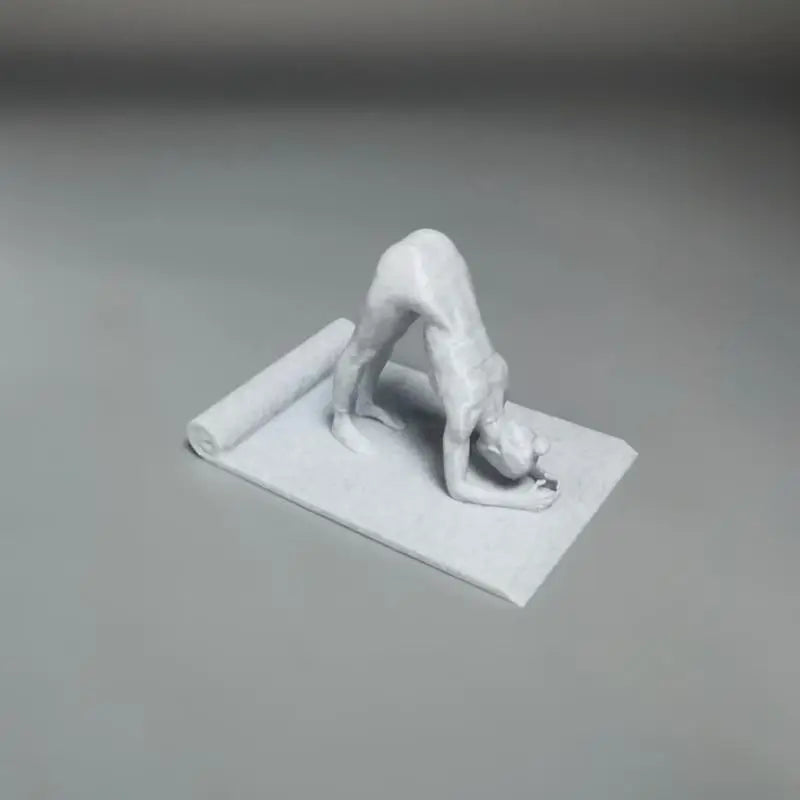 3D Printed Yoga Girl Phone Stand – Meditation Figurine Holder Decorative Phone Stand Babs