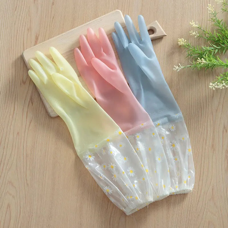 Waterproof Latex Rubber Gloves – Dishwashing & Household Cleaning Household Cleaning Gloves Babs