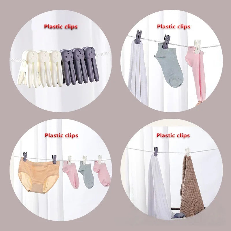 12-Pack Heavy Duty Clothespins – Windproof No-Trace Laundry Clips Laundry Clothespins Babs