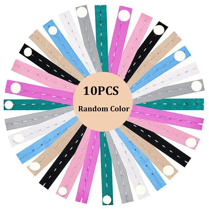 Elastic Storage Organizer Bands – Adjustable Straps 10/20/50 Pcs Storage Organizer Bands Babs 10PCS Random Color