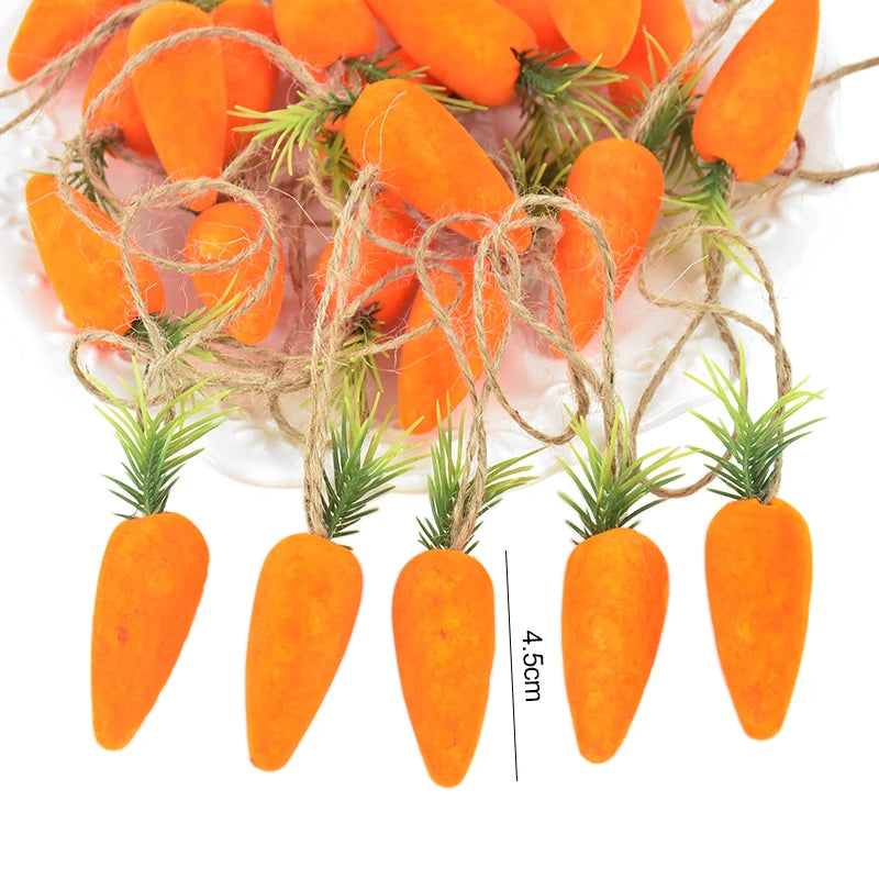 Easter Foam Carrot Hanging Ornaments 10/20pcs – Party Decor Easter Hanging Ornaments Babs