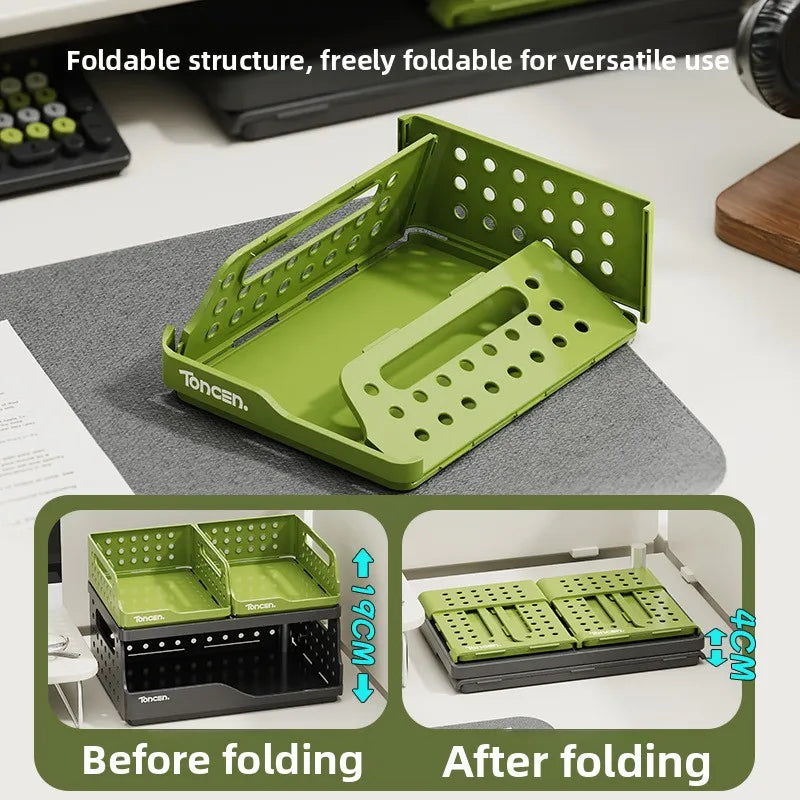 Double Layer Desk Organizer Pegboard Pen Holder Storage Shelf Desk Organizer Babs