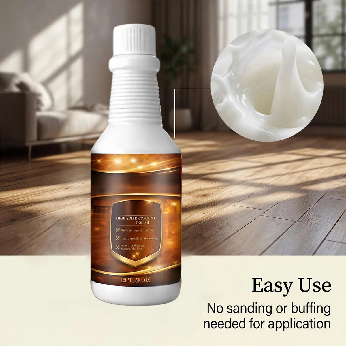 150ml Floor Restorer & Wood Scratch Repair Liquid – Home & Office Floor Restorer Liquid Babs