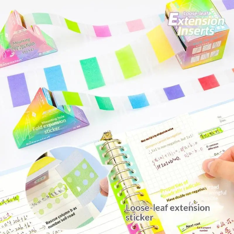 Pearl Hole Reinforcement Stickers for Loose-Leaf Binders – 126 pcs Binder Hole Stickers Babs