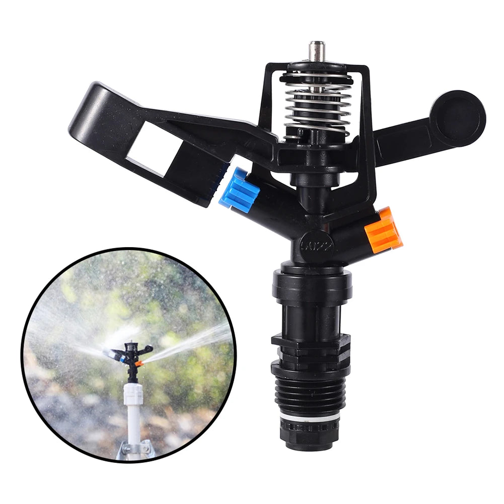 360° Rotary Rocker Sprinkler 1/2" – Garden Lawn Irrigation Nozzle Garden Irrigation Sprinkler Babs