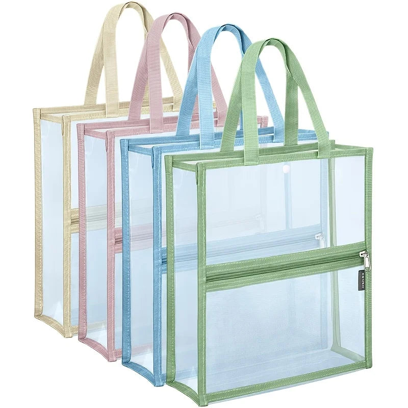 Transparent A4 File Bag – Waterproof Zipper Document Organizer Document Organizer Bag Babs