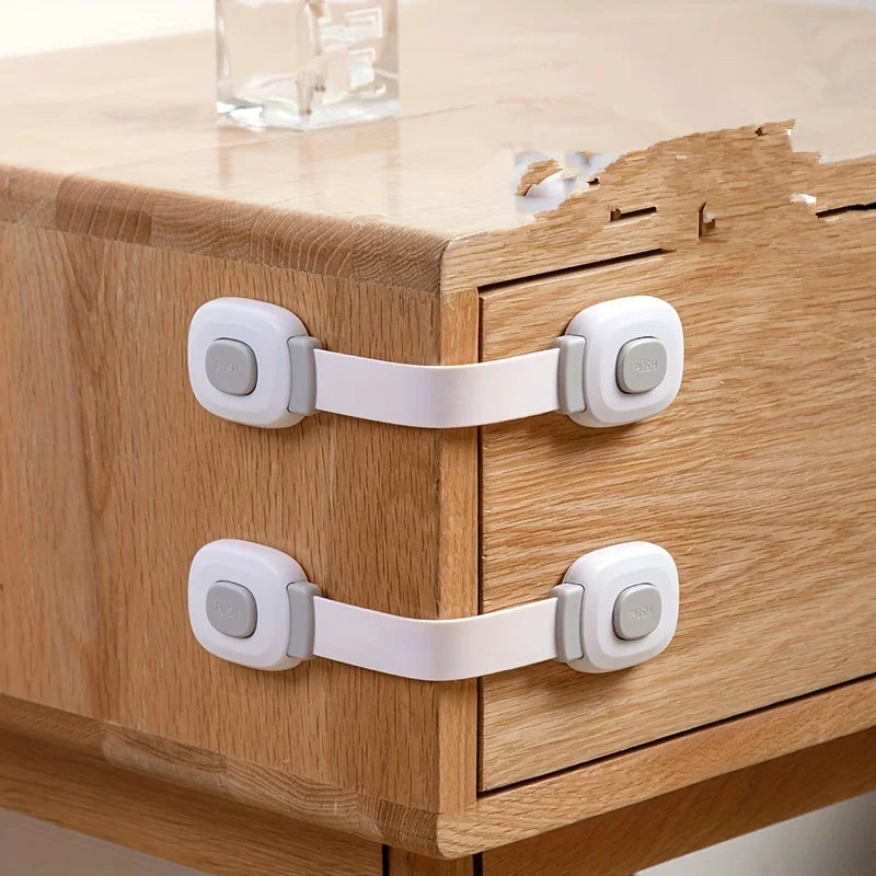 Child Safety Locks for Cabinet, Drawer & Refrigerator | Anti-Pinch Child Safety Lock Babs
