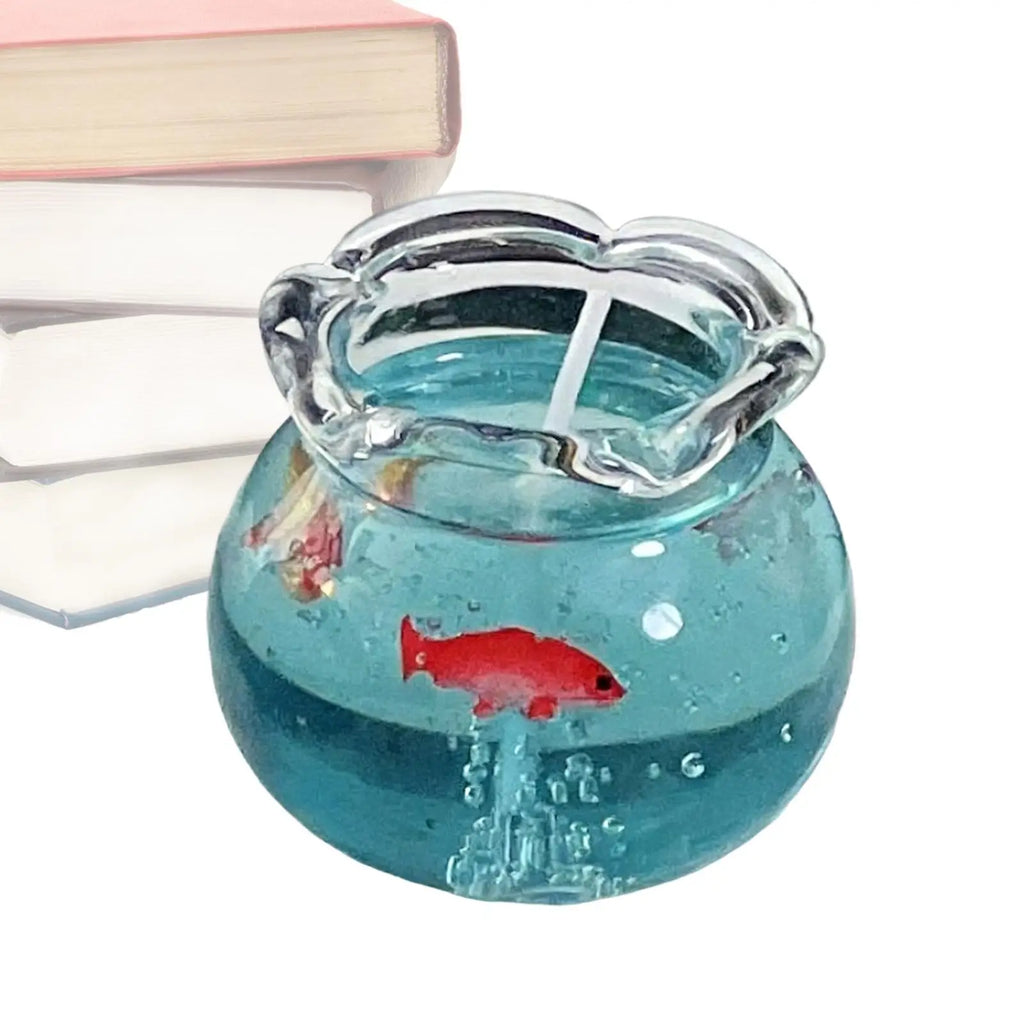 Mini Bubble Fish Tank Scented Candle – Gel Wax Home Décor Scented Decorative Candle Babs