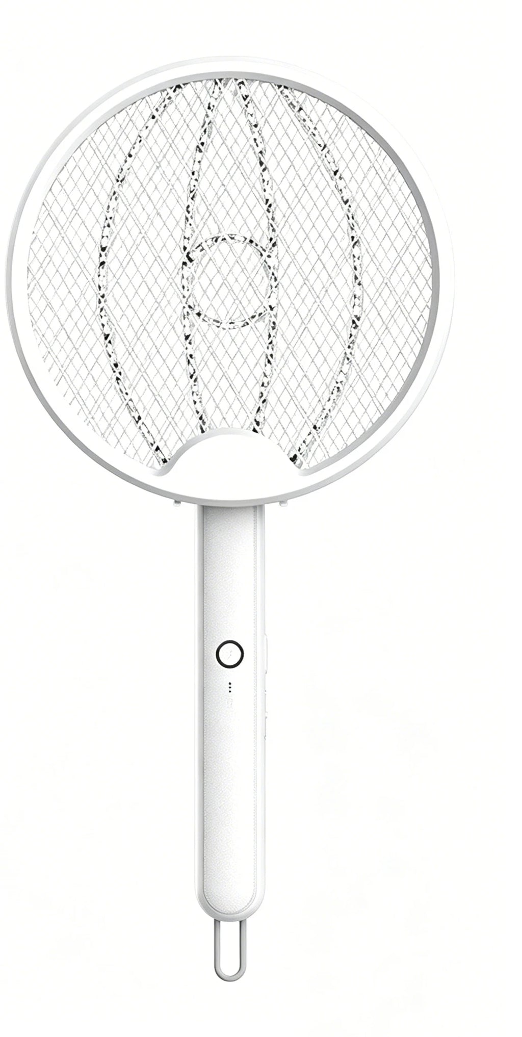 Foldable 4-in-1 Electric Mosquito Swatter – USB Rechargeable UV Zapper Electric Mosquito Swatter Babs White-B