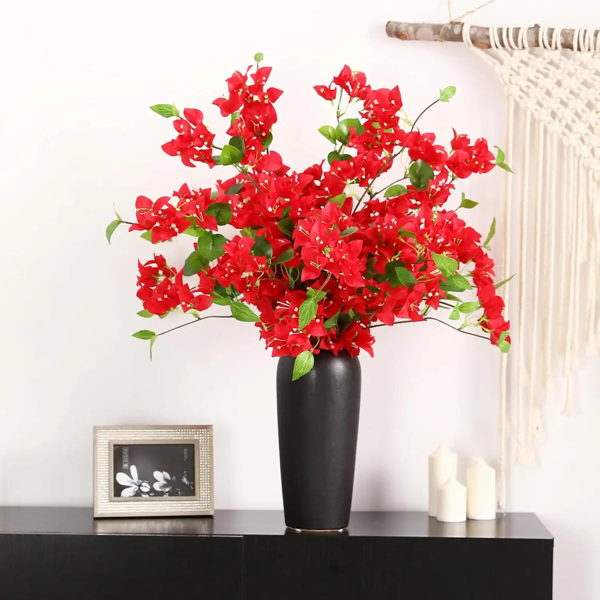 Artificial Silk Rose Bouquet – Wedding & Home Decor, 80cm Artificial Flower Bouquet Babs