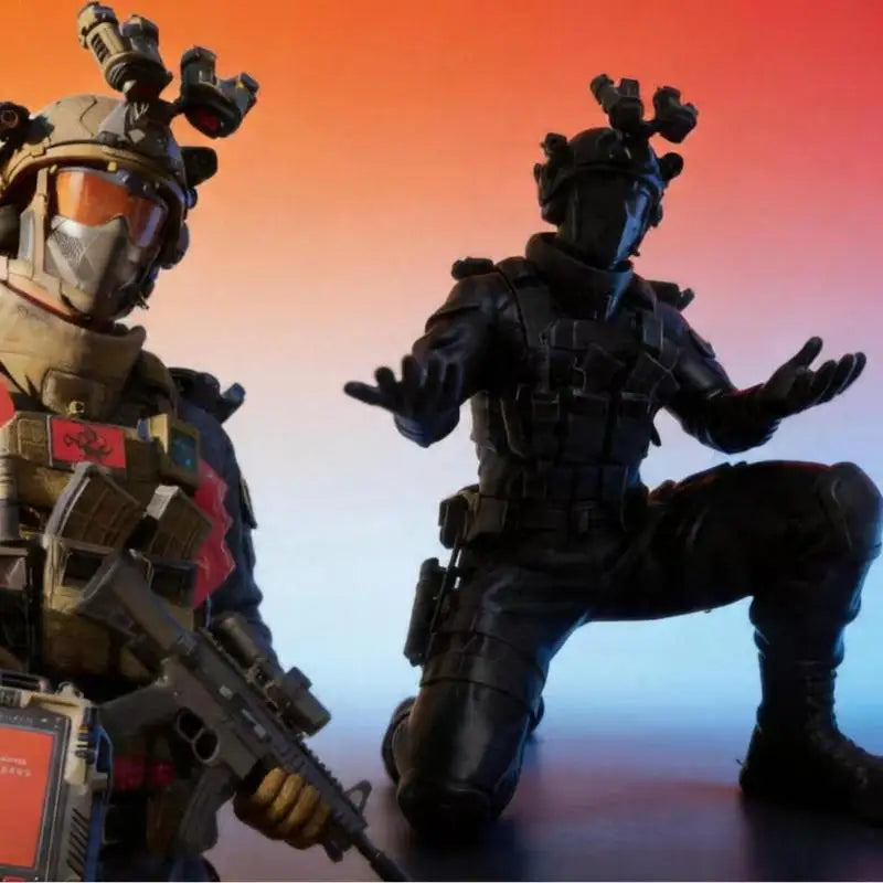 Soldier Figurine Pen Holder – Tactical Special Forces Desk Organizer Figurine Desk Organizer Babs