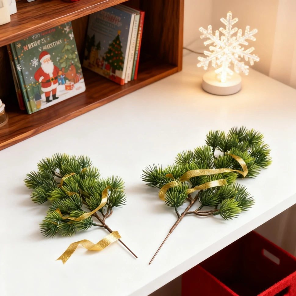 Artificial Pine Branches – Christmas, Wedding & DIY Décor Artificial Pine Branches Babs