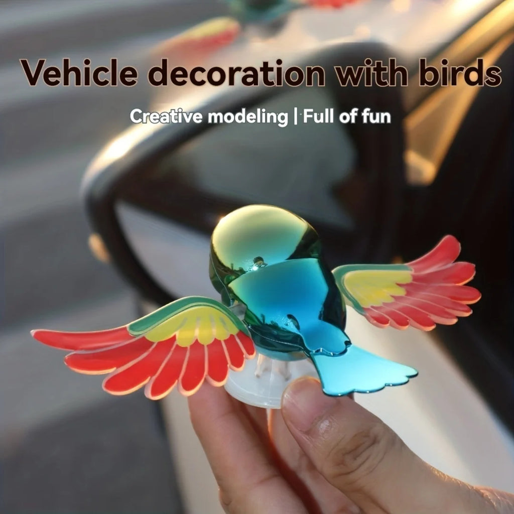 Wind-Powered Flying Bird Car Ornament – Moving Wings Decor Car Ornament Babs