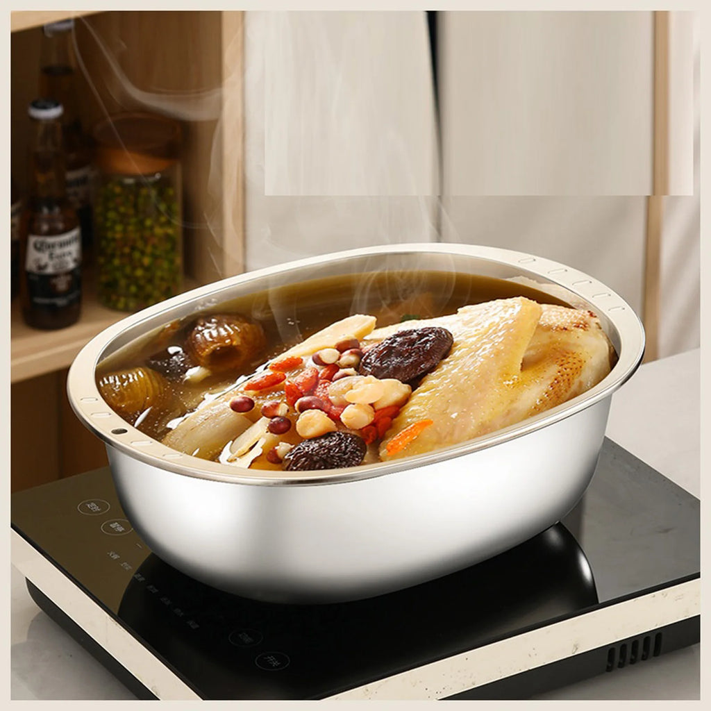 Stainless Steel Mixing Bowl – Heavy Duty, Dishwasher Safe Stainless Steel Mixing Bowl Babs