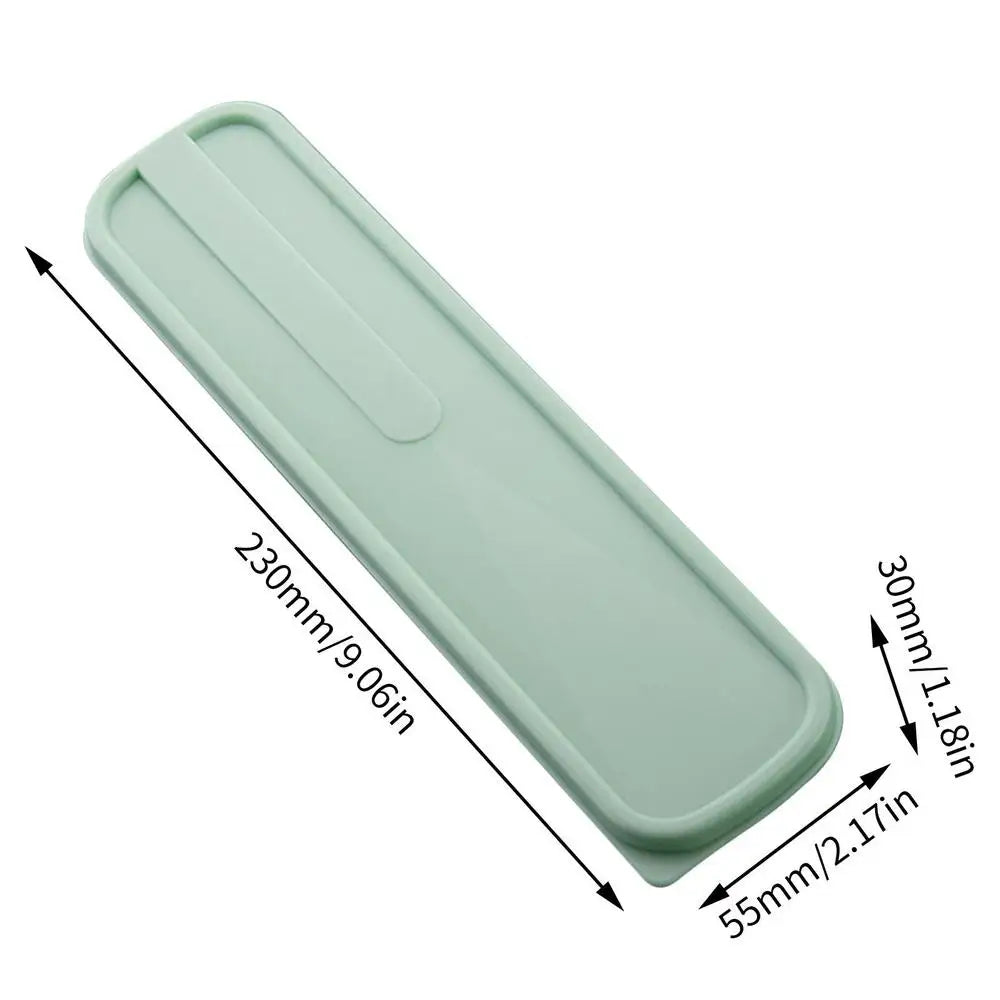 Portable Travel Utensil Case – Eco-Friendly Cutlery Storage Box Travel Utensil Case Babs green