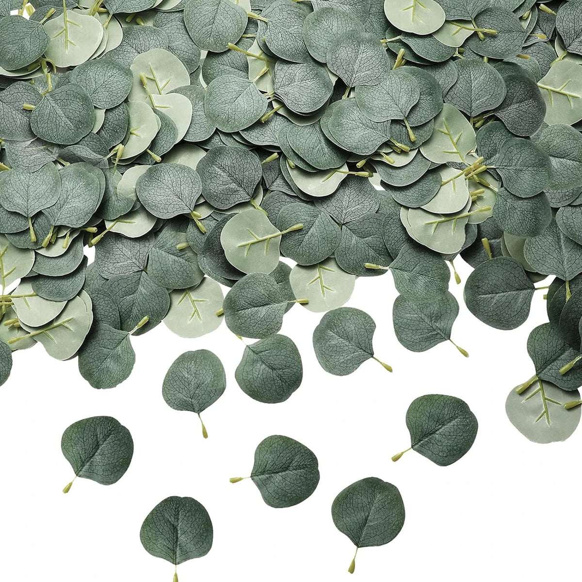 50/100 Fake Eucalyptus Silk Leaves – Wedding & Home Decor Artificial Silk Leaves Babs