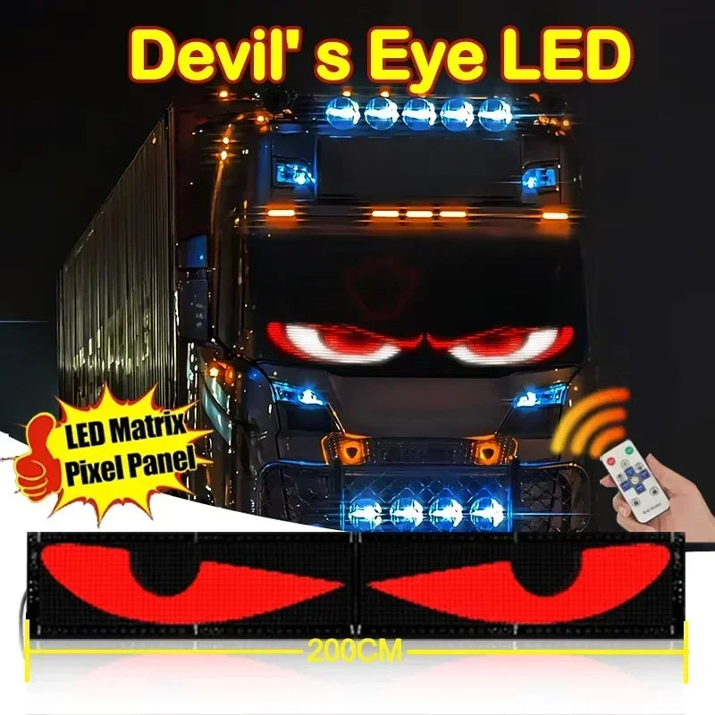 RGB LED Scrolling Display Panel for Car & Truck Windshield LED Display Panel Babs