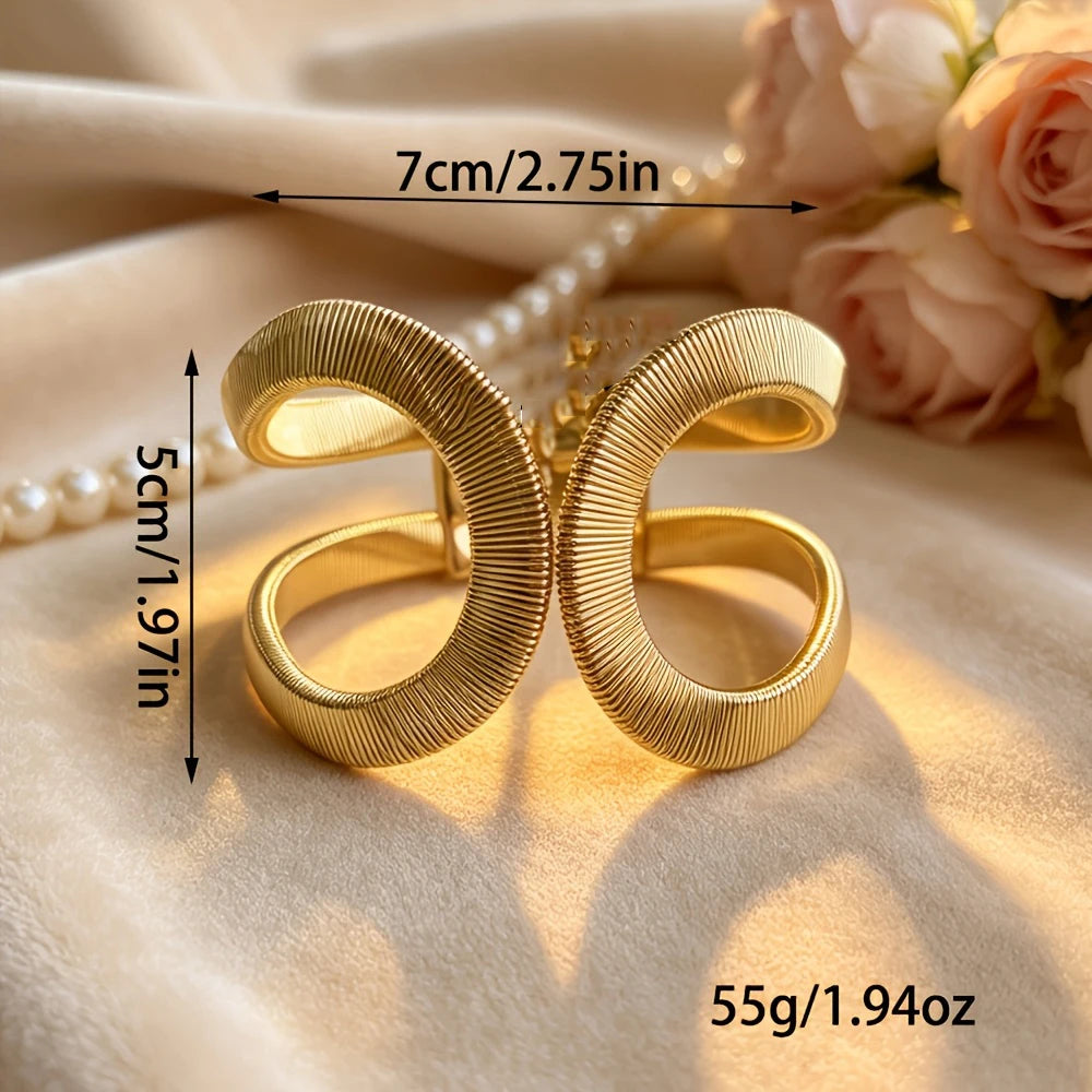 2pcs Metal Curtain Tiebacks – Modern Geometric Buckles Curtain Tiebacks Babs