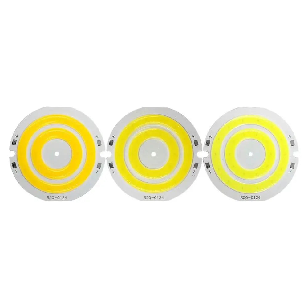 2W Round Double Ring COB LED Chip – DIY Light Component COB LED Chip Babs