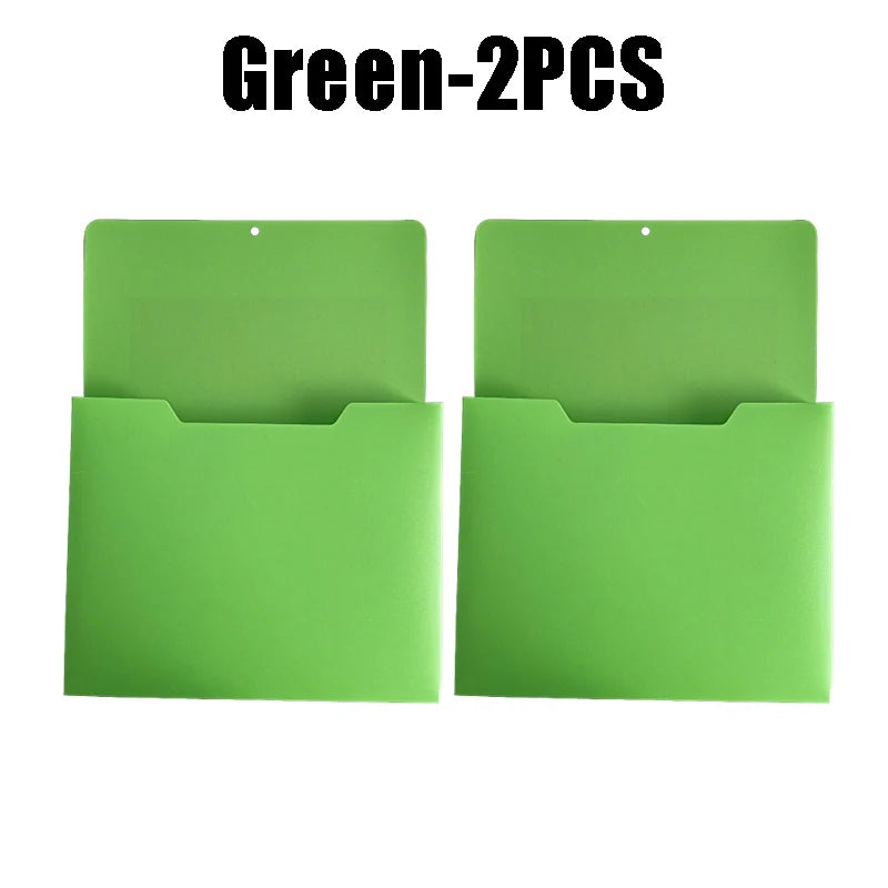 Magnetic Wall Mount A4 File Holder & Document Organizer Wall File Organizer Babs Green-2PCS