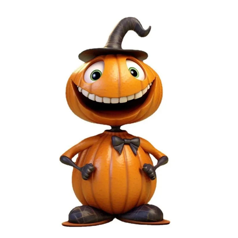 Halloween Resin Pumpkin Statue – Garden & Tabletop Ornament Halloween Resin Statue Babs